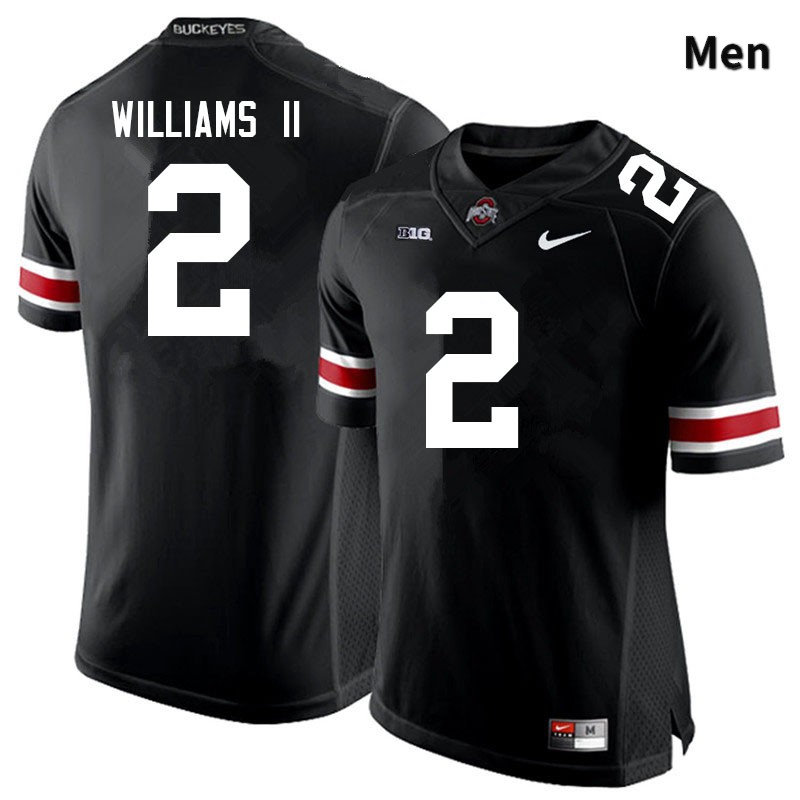 Ohio State Buckeyes Kourt Williams II Men's #2 Black Authentic Stitched College Football Jersey